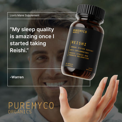 Reishi Extract Capsules | Organic | USA-Grown
