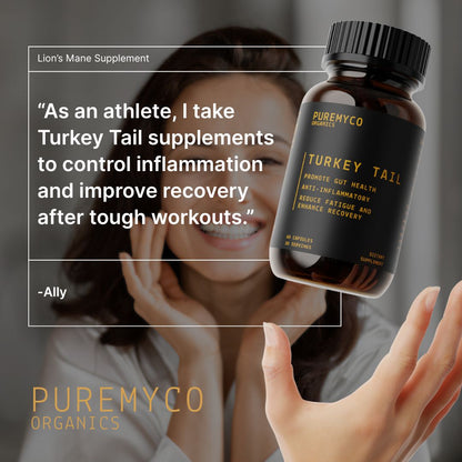 Turkey Tail Extract Capsules | Organic | USA-Grown